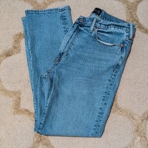 Abercrombie & Fitch Vintage Stretch Straight Light Blue Denim Jeans 34x32